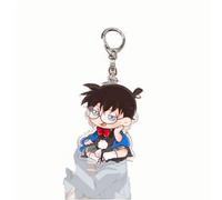 xhomeshop Anime Detective anime Conan Keychain Acrylic Cartoon Conan Merch