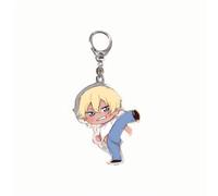 xhomeshop Anime Detective anime Conan Keychain Acrylic Cartoon Conan Merch