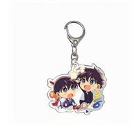 xhomeshop Anime Detective anime Conan Keychain Acrylic Cartoon Conan Merch