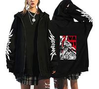 xhomeshop Anime EVA Hoodie Rei Ayanami Sweatshirts Ayanami Rei Pullover EVA Angel Cosplay Evangelion Cardigan avec Fermeture éclair