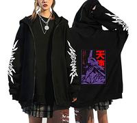 xhomeshop Anime EVA Hoodie Rei Ayanami Sweatshirts Ayanami Rei Pullover EVA Angel Cosplay Evangelion Cardigan avec Fermeture éclair