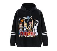 xhomeshop Anime Fairy Tail Hoodie Mode Cosplay T-Shirt Etherious Manga Fun Sweatshirt Lucy Harajuku Lässiger Pullover