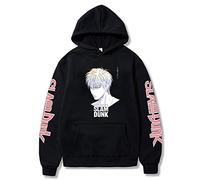 xhomeshop Anime Slam Dunk Hoodies The First Slam Dunk Pullover with Hooded Kaede Rukawa Jumper Rukawa Kaede Hoodies Cosplay Sweatshirts