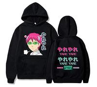 xhomeshop Anime The Disastrous Life of Saiki K T-Shirts à Capuche Kusuo Saiki Sweat à Capuche Saiki Kusuo T-Shirts à Capuche Sweats à Capuche Cosplay
