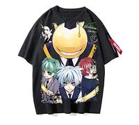 xhomeshop Assassination Classroom T-Shirt Anime Print Creative Tops Lâche Casual Street Style T-Shirt Femmes Hommes