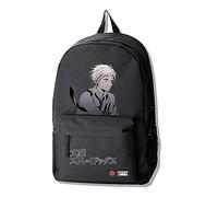 xhomeshop Bungo Stray Dogs Sac à dos Anime Peripheral Double Shoulder Bag Secondary Student Backpack Nakajima Dazai Ryunosuke Nakahara Collection Canvas Bags for Unisex