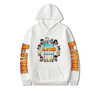 xhomeshop Dr. Stone Hoodie Sweatshirt Ishigami Senkuu Cartoon Anime Sweatshirt Amber Cosplay Hoodie Harajuku Casual Langarm