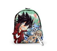 xhomeshop Edens Zero Double Sac à Bandoulière pour Hommes et Femmes Imprimé Zip Up College School Bag Fashion Cartoon Travel Daypack Anime Shiki Granbell Cosplay Backpack