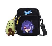 xhomeshop Honkai Star Rail Canvas Holdall Unisex Mini Belt Bag With Adjustable Strap Himeko Dan Heng Crossbody Bag March 7th Gepard Landau Daypack Bronya Rand Small Square Bag