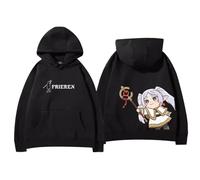 xhomeshop Sousou no Frieren Pull-Over Unisexe Sweatshirt Frieren Personnage Imprimé Manches Longues Top Fern Himmel Novelty Harajuku Hoodie