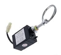 XHQ-PT Électrovanne d'arrêt du moteur - Contrôleur de flamme électromagnétique 12 V/24 V pour générateurs, régulateur d'accélérateur d'arrêt automatique, NO/T (normalement ouvert 12 V)