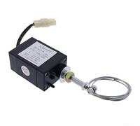XHQ-PT Électrovanne d'arrêt moteur - Contrôleur de sortie de flamme électromagnétique 12V/24V pour arrêt de générateur, NO/Type, -40°C à 1(normalement fermé 24V)