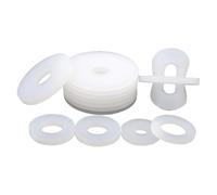 XHQUAOAE Joint Plat en Silicone Blanc, Joint Torique, Bague D'étanchéité for Robinet De Plomberie(12x35x3mm 20pcs)