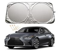 XHRING Windshield Sun Shade for Lexus is IS250 IS350 IS300 IS460 is Couple ES ES350 RC CT LS UX Series Accessories, Car Front Window Sunshade Sun Visor Shield for Lexus Sedans Sun Protection