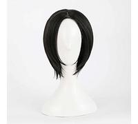 XHSDOZD Perruque Cosplay Anime,Hozuki's Coolheadedness Hozuki Perruque,Black Short Perruque,avec Filet de Cheveux Gratuit,pour Fête Carnaval Halloween Perruques