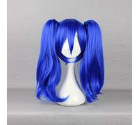 XHSDOZD Perruque Cosplay Anime,Kagerou Project Takane Enomoto Perruque,Two Ponytail Blue Perruque,avec Filet de Cheveux Gratuit,pour Fête Carnaval Halloween Perruques(Color:Style 2)