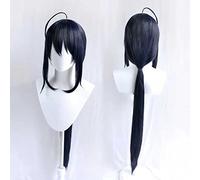 XHSDOZD Perruque Cosplay Anime,Touken Ranbu Online Namazuo Toushirou Perruque,Dark Blue and Purple Mixed Long Costume Perruque,avec Filet de Cheveux Gratuit,pour Fête Carnaval Halloween Perruques