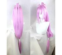 XHSDOZD Perruque Cosplay Anime，Touken Ranbu Online Sengo Muramasa Perruque，Pink Long Perruque，avec Filet de Cheveux Gratuit，pour Fête Carnaval Halloween Perruques