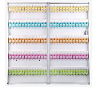 XHSMYXGS Armoire de Rangement de clés avec Serrure, Porte-clés colorés et Anneau de Traction Rond, Organisateur de clés Mural, boîte de Rangement de clés pour Usine (120)