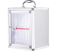 XHSMYXGS Armoire de Rangement Murale en Alliage d'aluminium à 12 Fentes pour téléphones Portables, casier de Rangement pour Tableaux de Poche, boîte de Rangement pour Salle de Classe, Bureau