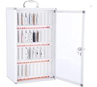 XHSMYXGS Armoire de Rangement Murale pour téléphone Portable à 36 Fentes, boîte de Rangement pour téléphone Portable, Armoire de Rangement pour téléphone Portable avec Serrure pour écoles