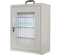 XHSMYXGS Armoire de Rangement Murale pour téléphone Portable, Tableau de Poche en Acier Inoxydable, avec poignée Portable, Serrure à clé et étiquettes manuscrites (48)