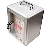 XHSMYXGS Armoire de Rangement, Organisateur de boîte de téléphone Portable Suspendu au Mur verrouillable en Alliage d'aluminium, Tableau de Poche de Placard de Salle de Classe (12)