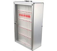 XHSMYXGS Armoire de Rangement, Organisateur de boîte de téléphone Portable Suspendu au Mur verrouillable en Alliage d'aluminium, Tableau de Poche de Placard de Salle de Classe (60)