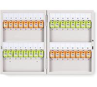 XHSMYXGS Armoire de Rangement pour clés avec Porte-clés colorés, Organisateur de clés Mural, boîte de Rangement pour clés verrouillable pour la Gestion immobilière (32)