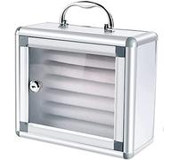 XHSMYXGS Armoire de Rangement pour téléphone, boîte de téléphone Murale en Alliage d'aluminium, avec Support de téléphone Portable pour Tableau de Poche de Verrouillage pour Salle de Classe (60)