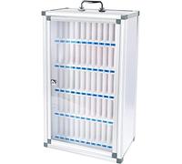 XHSMYXGS Armoire de Rangement pour téléphone, boîte de téléphone Murale en Alliage d'aluminium, avec Support de téléphone Portable pour Tableau de Poche de Verrouillage pour Salle de Classe (48)