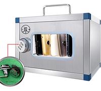 XHSMYXGS Armoire de Rangement pour téléphone Portable en Acier Inoxydable, Coffre-Fort pour téléphone Portable avec Serrure à Code de sécurité