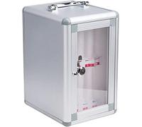 XHSMYXGS Armoire de Rangement pour téléphone Portable en Alliage d'aluminium, boîte de Rangement Murale numérotée pour téléphone Portable avec Porte Transparente (48)