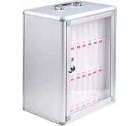 XHSMYXGS Armoire de Rangement pour téléphone Portable en Alliage d'aluminium, boîte de Rangement Murale numérotée pour téléphone Portable avec Porte Transparente (8)