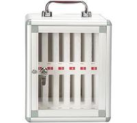 XHSMYXGS Armoire de Rangement pour téléphones Portables, Armoire de Rangement Murale pour téléphones en Alliage d'aluminium avec Serrure à clé (12)