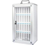 XHSMYXGS Armoire de téléphone Portable Murale, Transparente avec Serrure, Coffre-Fort pour téléphone Portable d'école, Armoire de téléphone Portable (36 Slots)