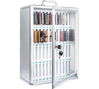 XHSMYXGS Armoire de téléphone Portable Murale, Transparente avec Serrure, Coffre-Fort pour téléphone Portable d'école, Armoire de téléphone Portable (48 Slots)