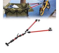 XHSMYXGS Barre de remorquage de vélo pour Camping-Car Attelage de remorque de vélo Connecteur de remorque de vélo électrique Bielles d'attelage Linker Poteau de remorquage de vélo électrique