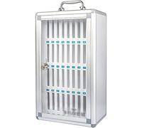 XHSMYXGS Boîte de Rangement pour téléphone Portable, Armoire de Rangement Transparente pour téléphones Portables, Murale avec verrou, Peut être transportée à la Main (36)