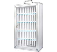 XHSMYXGS Boîte de Rangement pour téléphone Portable, Armoire de Rangement Transparente pour téléphones Portables, Murale avec verrou, Peut être transportée à la Main (60)