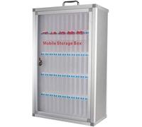 XHSMYXGS Casier de Stockage de téléphone Portable, pour téléphone Portable, Armoire de Rangement en Alliage d'aluminium pour téléphone Portable pour Les écoles et Les Restaurants (60)