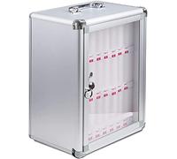 XHSMYXGS Coffre-Fort de Stockage de téléphone Portable, boîte de Rangement de conférence Murale, Armoire de Rangement de Bureau avec Serrure (24)