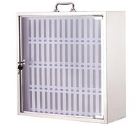 XHSMYXGS Coffre-Fort en métal verrouillable pour téléphone Portable, boîte de Rangement Murale en Acier Inoxydable (24)