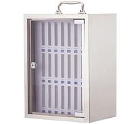 XHSMYXGS Coffre-Fort en métal verrouillable pour téléphone Portable, boîte de Rangement Murale en Acier Inoxydable (36)