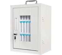 XHSMYXGS Coffre-Fort pour téléphone Portable, Armoire de Rangement pour téléphone Portable, boîte de Rangement avec Serrure en métal et clés, Organisateur de téléphone pour l'école (24)