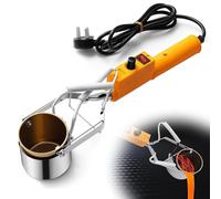 XHSMYXGS Creuset de Plomb Portable, Four de Fusion d'étain portatif de 380 W d'une capacité de 3000 g, creuset de Fusion en métal pour moules de Poids de pêche