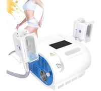 XHSMYXGS Cryolipolyse Congélation des Graisses Machine Amincissante, Machine de Mise en Forme de Perte de Poids Amincissante pour Le Corps, 0-60min, 2 poignées, pour Cuisses Fesses Dos Mollets