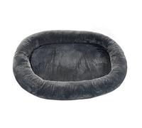 XHSMYXGS Grand pouf pour chien humain - Pour adultes et animaux de compagnie - Housse lavable et amovible - Grand pouf - Gris foncé - 6XL