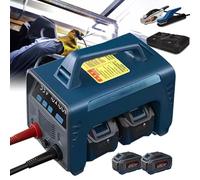 XHSMYXGS Machine à souder sans Fil, soudeuse à électrode Manuelle à onduleur IGBT numérique alimentée par Batterie 160A avec démarrage à Chaud et Force d'arc (4batteries)