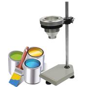 XHSMYXGS Outil de Test de viscosité Liquide de Peinture, Débitmètre de Liquide de Tasse de Peinture pour Peinture, Vernis, Laque, Buse d'écoulement Diamètre 4/6 mm (4mm)